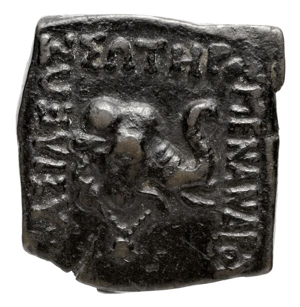 Bactrian and Indo-Greek Coinage Menander I 42.5, аверс, bnf-bigr