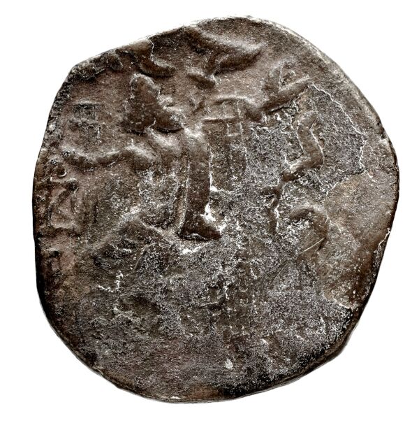 Bactrian and Indo-Greek Coinage Hermaeus 20.2, реверс, bnf-bigr