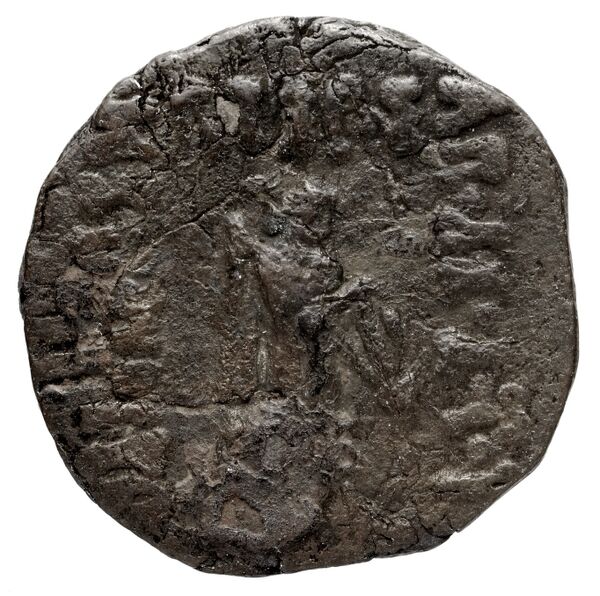 Bactrian and Indo-Greek Coinage Apollodotus II 7.1, аверс, bnf-bigr