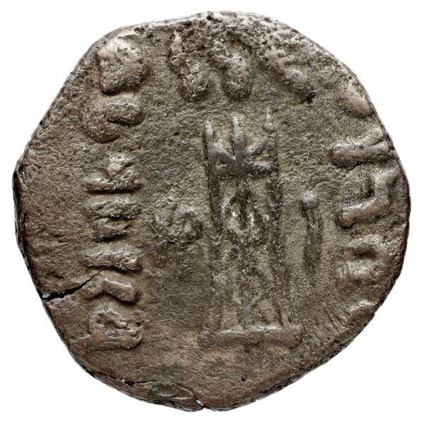 Bactrian and Indo-Greek Coinage Apollodotus II 7.1, реверс, bnf-bigr