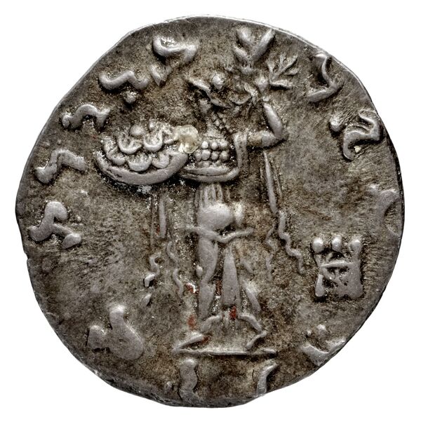 Bactrian and Indo-Greek Coinage Menander I 14.12, реверс, bnf-bigr