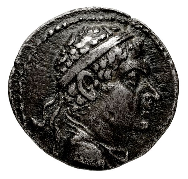 Bactrian and Indo-Greek Coinage Agathocles 2.1, аверс, bnf-bigr