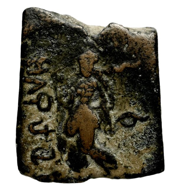 Bactrian and Indo-Greek Coinage Agathocles 20, аверс, bnf-bigr