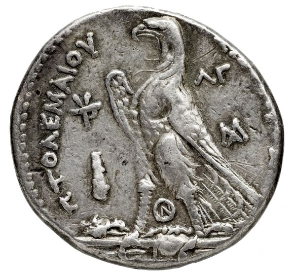 Coins of the Ptolemaic Empire Vol. I, Part 1, no. 601, реверс, bnf-hrc