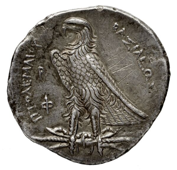 Coins of the Ptolemaic Empire Vol. I, Part 1, no. 151, реверс, bnf-hrc