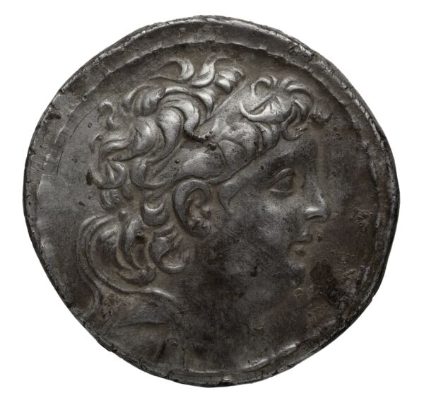 Young Antiochus Epiphanes obv