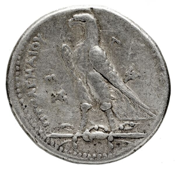 Coins of the Ptolemaic Empire Vol. I, Part 1, no. 638, реверс, bnf-hrc