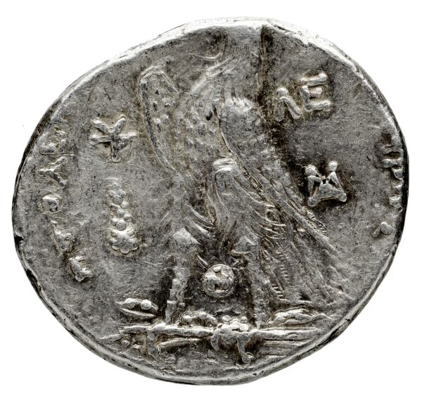 Coins of the Ptolemaic Empire Vol. I, Part 1, no. 617, реверс, bnf-hrc