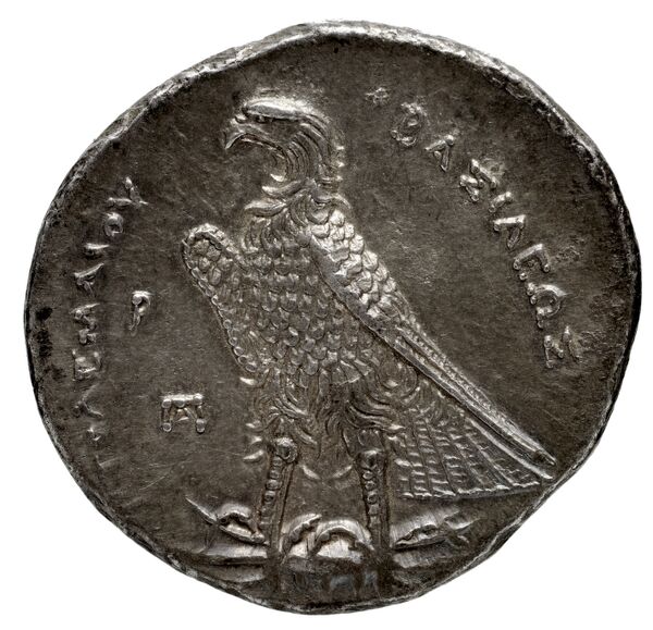 Coins of the Ptolemaic Empire Vol. I, Part 1, no. 154, reverse, bnf-hrc