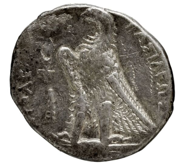 Coins of the Ptolemaic Empire Vol. I, Part 1, no. 561, reverse, bnf-hrc
