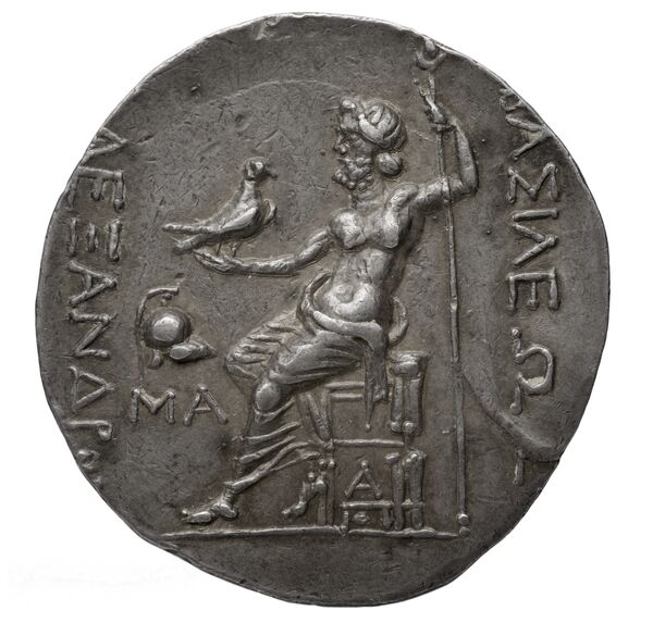 Coins of the Ptolemaic Empire Vol. I, Part II, no. B135, реверс, bnf-hrc