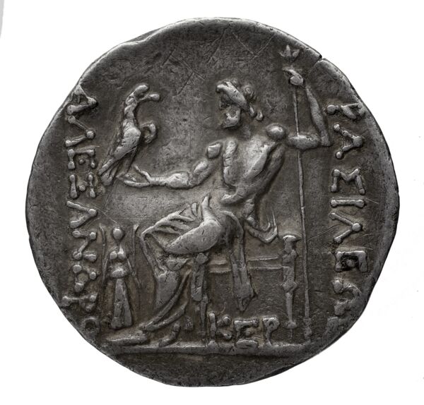 Coins of the Ptolemaic Empire Vol. I, Part II, no. B190, реверс, bnf-hrc