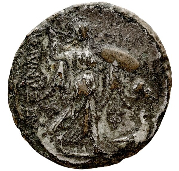 Coins of the Ptolemaic Empire Vol. I, Part 1, no. 63, реверс, bnf-hrc