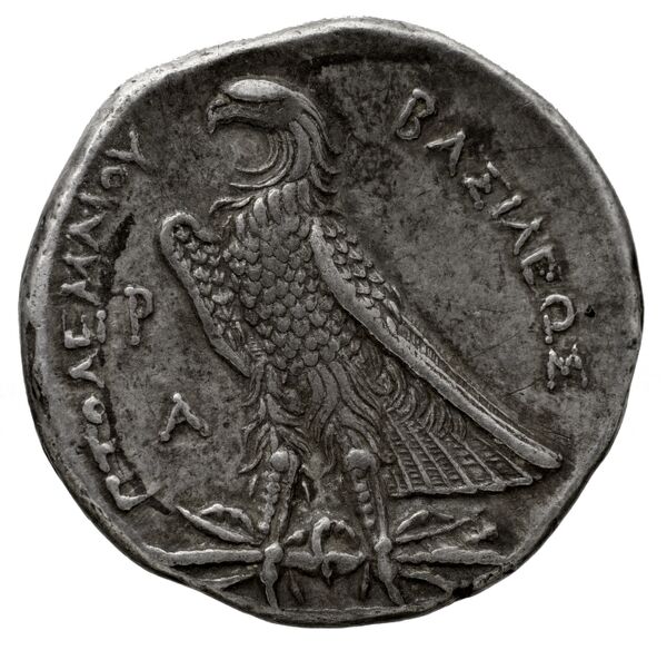 Coins of the Ptolemaic Empire Vol. I, Part 1, no. 137, реверс, bnf-hrc