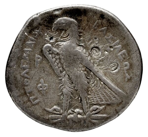 Coins of the Ptolemaic Empire Vol. I, Part 1, no. 151, реверс, bnf-hrc