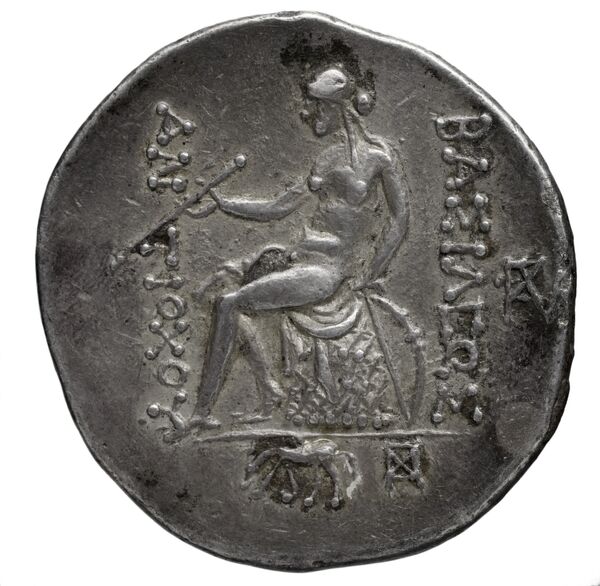 Seleucid Coins (part 1) 882.5, реверс, bnf-hrc