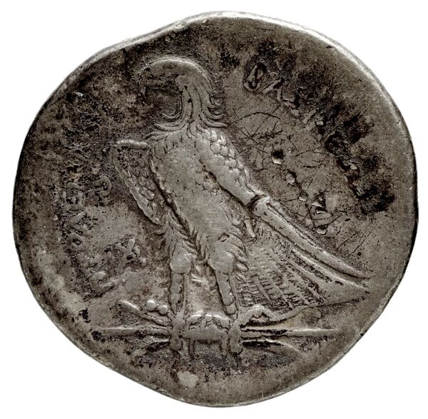 Coins of the Ptolemaic Empire Vol. I, Part 1, no. 142, reverse, bnf-hrc