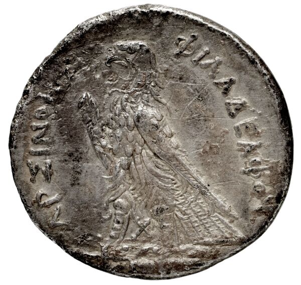 Coins of the Ptolemaic Empire Vol. I, Part 1, no. 379, реверс, bnf-hrc