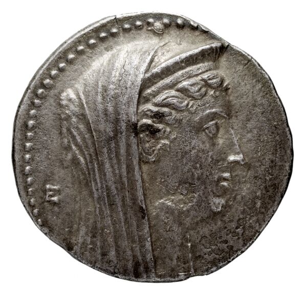 Coins of the Ptolemaic Empire Vol. I, Part 1, no. 384, аверс, bnf-hrc