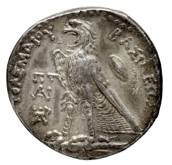 Coins of the Ptolemaic Empire Vol. I, Part 1, no. 448, реверс, bnf-hrc