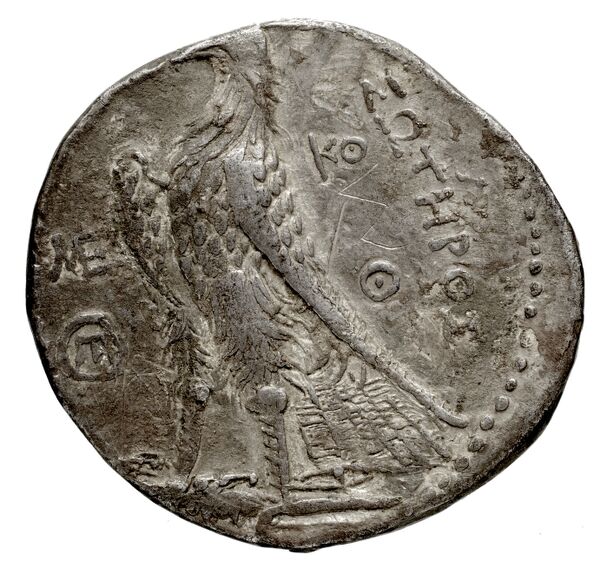 Coins of the Ptolemaic Empire Vol. I, Part 1, no. 643, реверс, bnf-hrc
