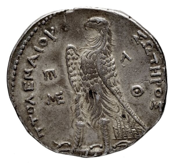 Coins of the Ptolemaic Empire Vol. I, Part 1, no. 645, реверс, bnf-hrc