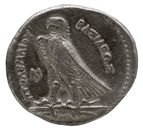 Coins of the Ptolemaic Empire Vol. I, Part 1, no. 156, реверс, bnf-hrc