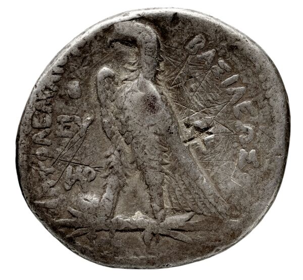 Coins of the Ptolemaic Empire Vol. I, Part 1, no. 220, reverse, bnf-hrc