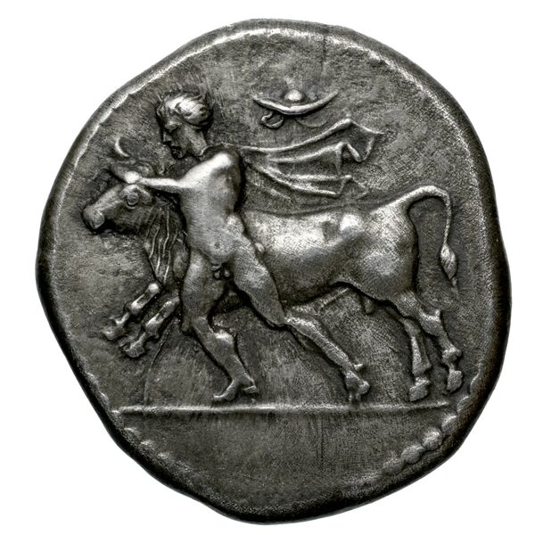 Larissa, Thessaly Herrmann 1925 III, A-L, drachm, аверс, bnf-iris