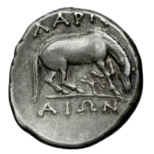 Larissa, Thessaly Herrmann 1925 VII.g-h, реверс, bnf-iris