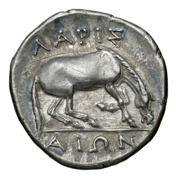 Larissa, Thessaly Herrmann 1925 VII.g-h, реверс, bnf-iris