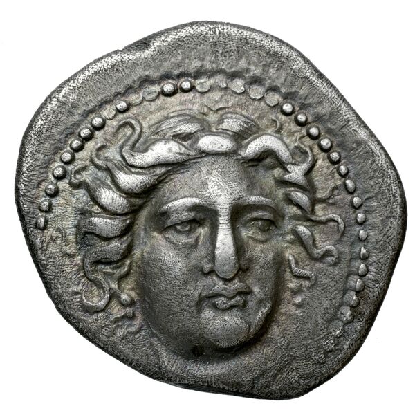 Larissa, Thessaly Herrmann 1925 VII.a-c, i-q, аверс, bnf-iris
