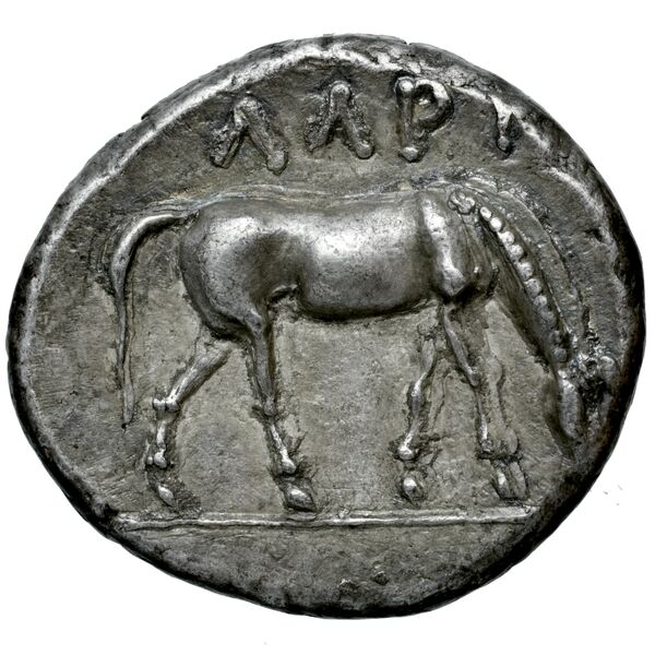 Larissa, Thessaly Herrmann 1925 VII.a-c, i-q, реверс, bnf-iris