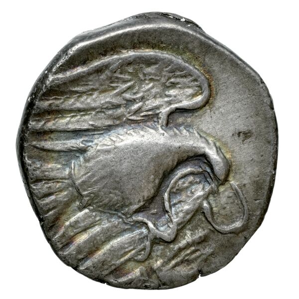 Chalcis Picard 1979 Series I group I issue 1-11 drachm, реверс, bnf-iris