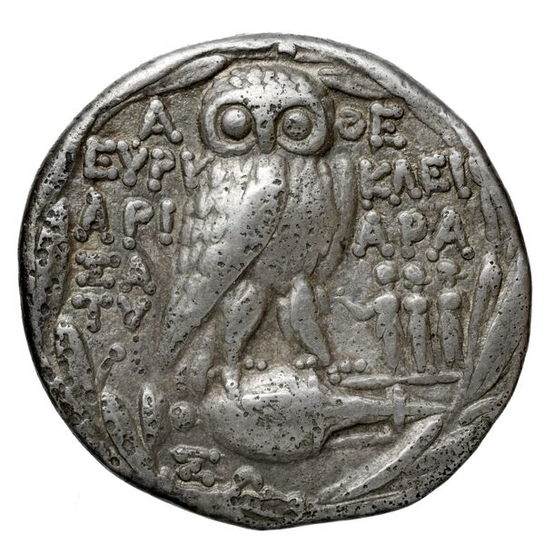 Euryklei... Athens Thompson 1961 503bis, 507bis-523, реверс, bnf-iris