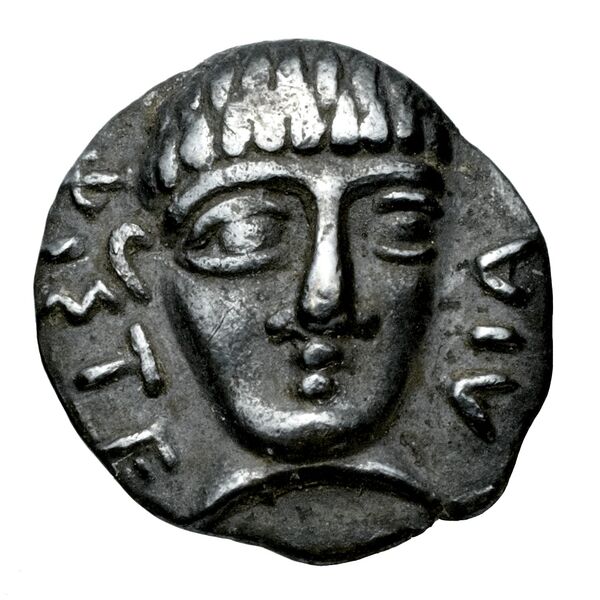 Phistelia Historia Numorum Italy 613, аверс, bnf-iris
