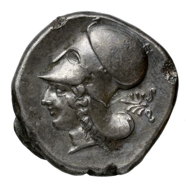 Corinth Calciati 1990 Period IV, series-1-17, реверс, bnf-iris