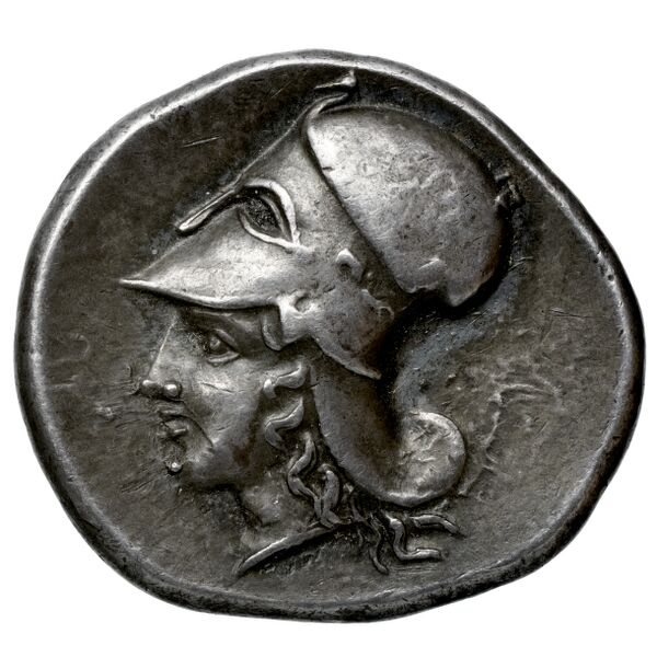 Corinth Calciati 1990 Period IV, series-1-17, реверс, bnf-iris