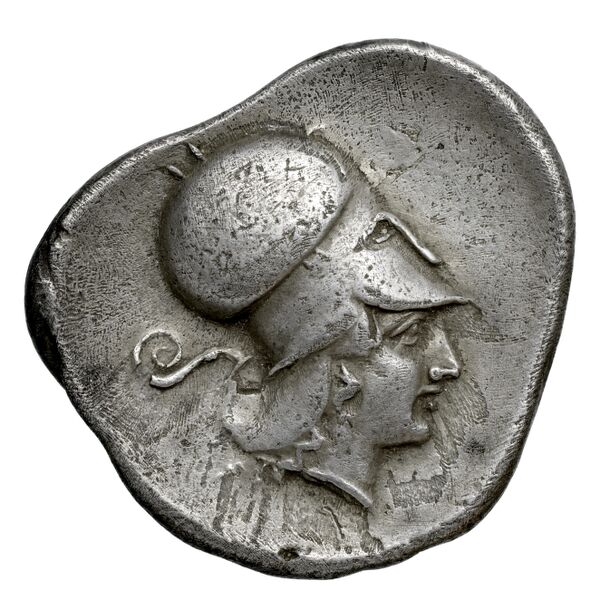 Corinth Calciati 1990 Period IV, series-1-17, реверс, bnf-iris