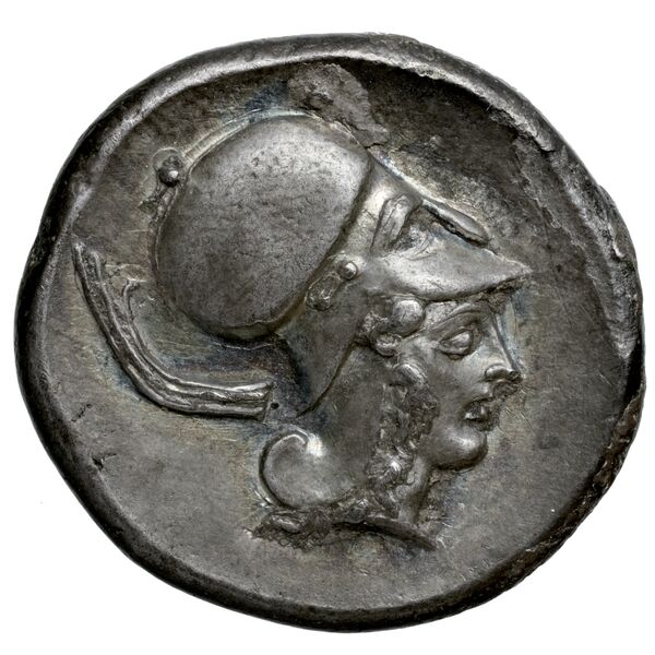 Corinth Calciati 1990 Period IV, series-1-17, реверс, bnf-iris