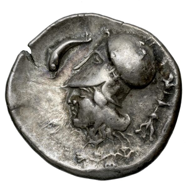 Corinth Calciati 1990 Period IV, series-1-17, реверс, bnf-iris