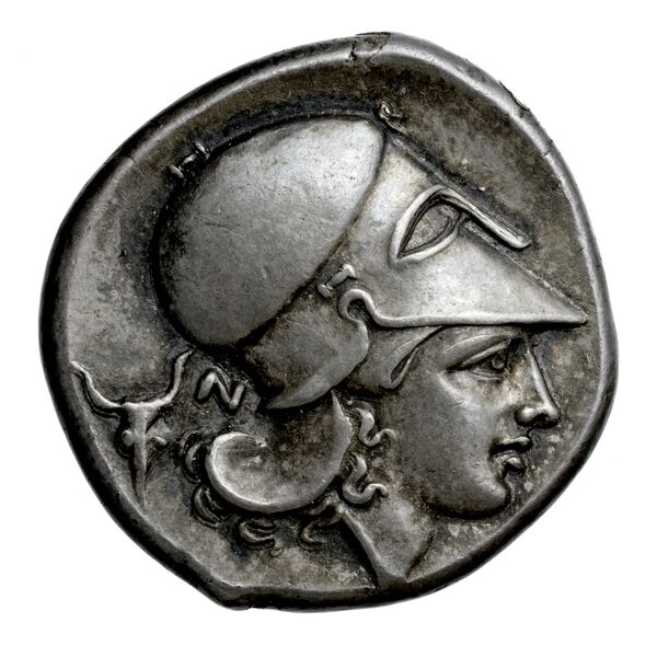 Corinth Calciati 1990 Period V-VI, реверс, bnf-iris