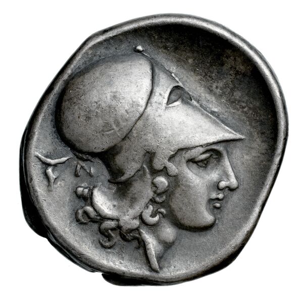 Corinth Calciati 1990 Period V-VI, реверс, bnf-iris
