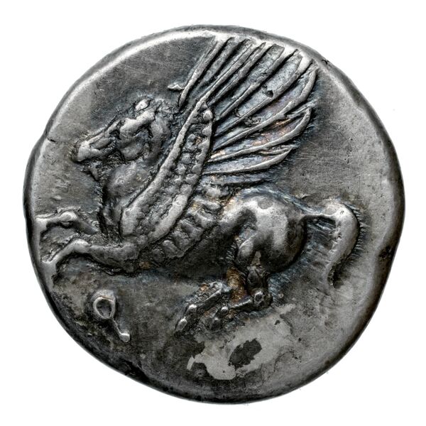 Corinth Calciati 1990 Period V-VI, аверс, bnf-iris