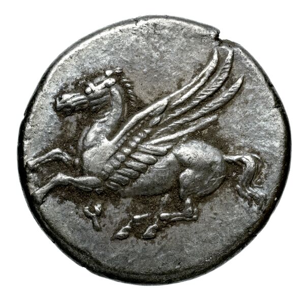 Corinth Calciati 1990 Period V-VI, аверс, bnf-iris
