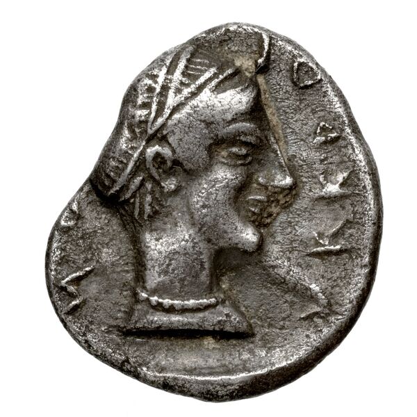 Arcadian League  Tegea Williams 1965 Period III, реверс, bnf-iris