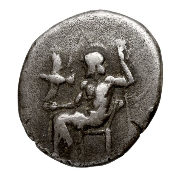 Arcadian League  Antigoneia Williams 1965 Period III, аверс, bnf-iris