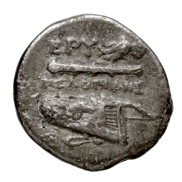 Erythrae Kinns 1980 Period II.2, AR 1, реверс, bnf-iris