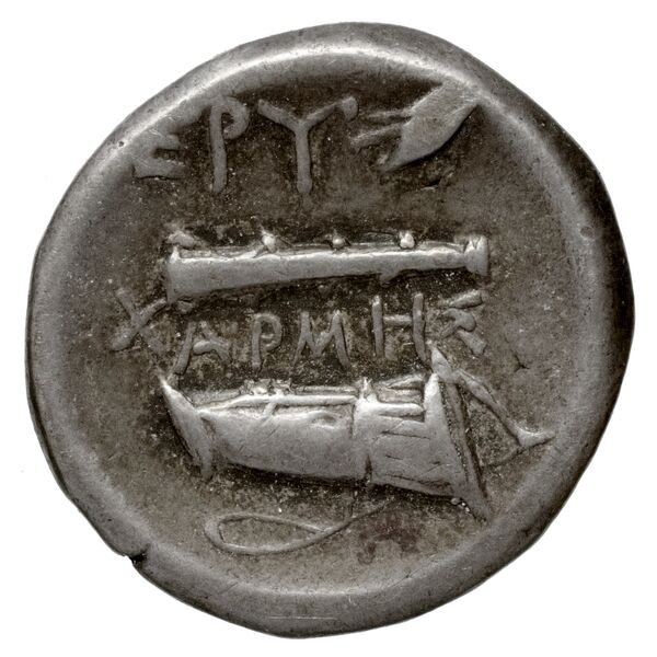 Erythrae Kinns 1980 Period III, AR I, реверс, bnf-iris