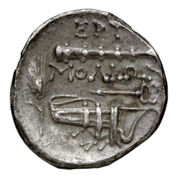 Erythrae Kinns 1980 Period III, AR VI, реверс, bnf-iris